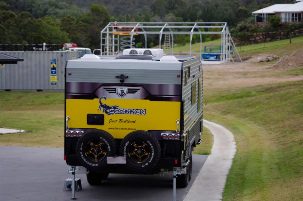 Caravan shed in Australia