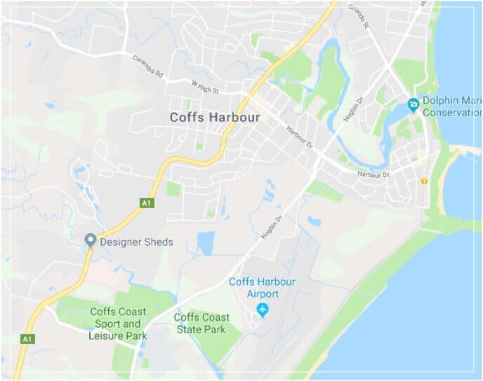 Coffs Harbour Shed Map