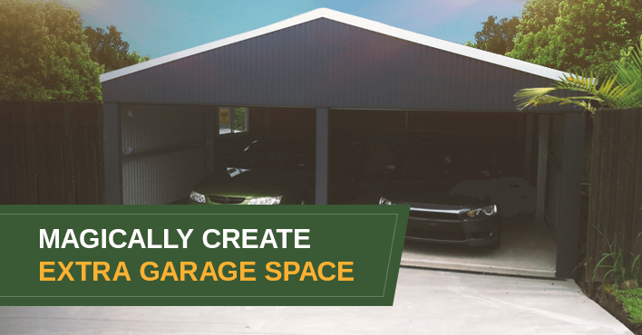 Create Extra Garage Space Cover